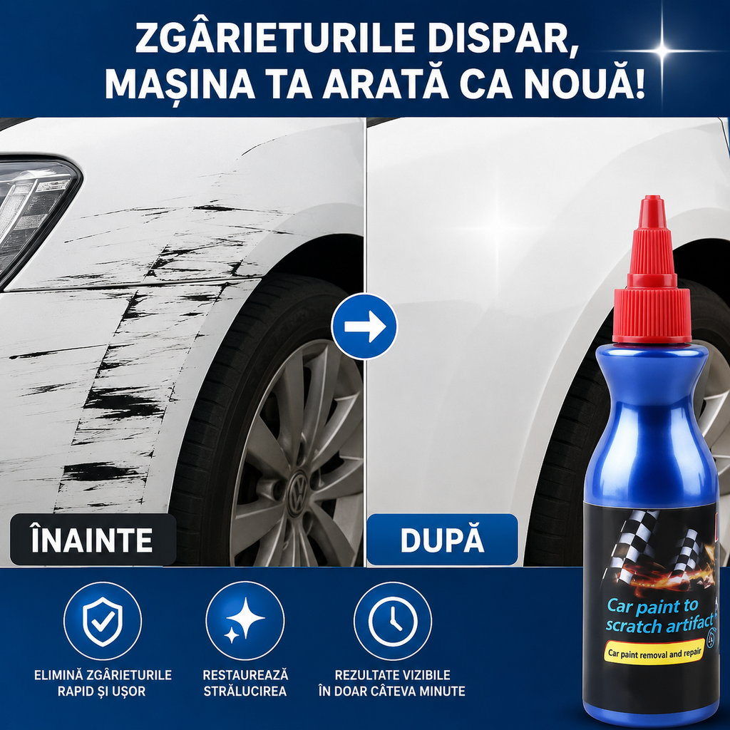 Soluție zgârieturi mașină