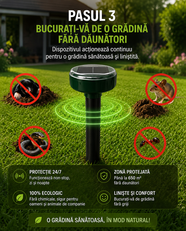 Bucurați-vă de o grădină fără dăunători